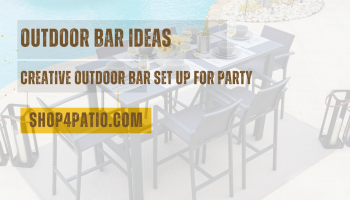Creative Outdoor Bar Set Up for Party
– Shop4Patio.com